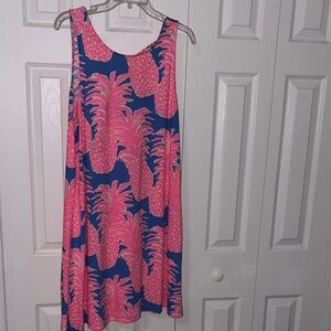 Lilly Pulitzer Kristen dress in Little Haven Blue Flamenco Size Large